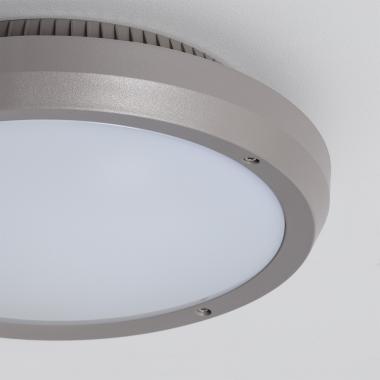 Product van Plafondlamp Rond Outdoor Ø300 mm  IP65 Curio Grijs