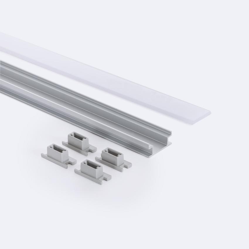 Product van Aluminium Beloopbare Vloerprofiel voor LED strips tot 10 mm