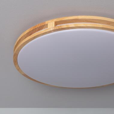 Produkt von LED-Deckenleuchte 20W Rund Holz Ø405 mm CCT Wählbar Donati 