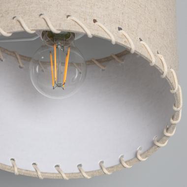 Product van Plafondlamp Rond  Textiel Ø250 mm Fíbula