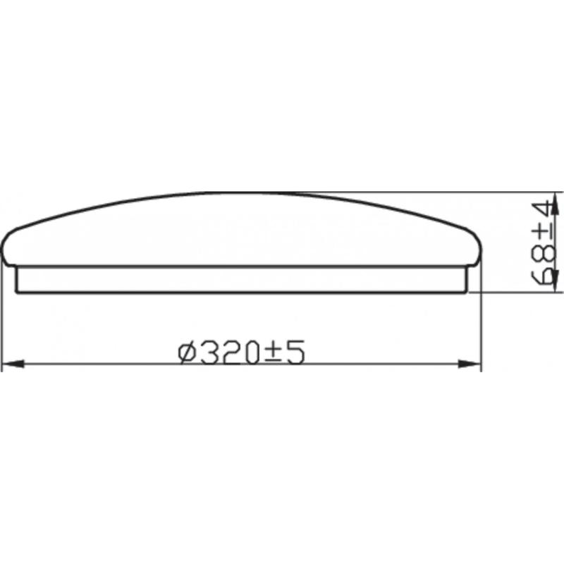 Product van Plafondlamp PHILIPS Canopus LED 17W IP44