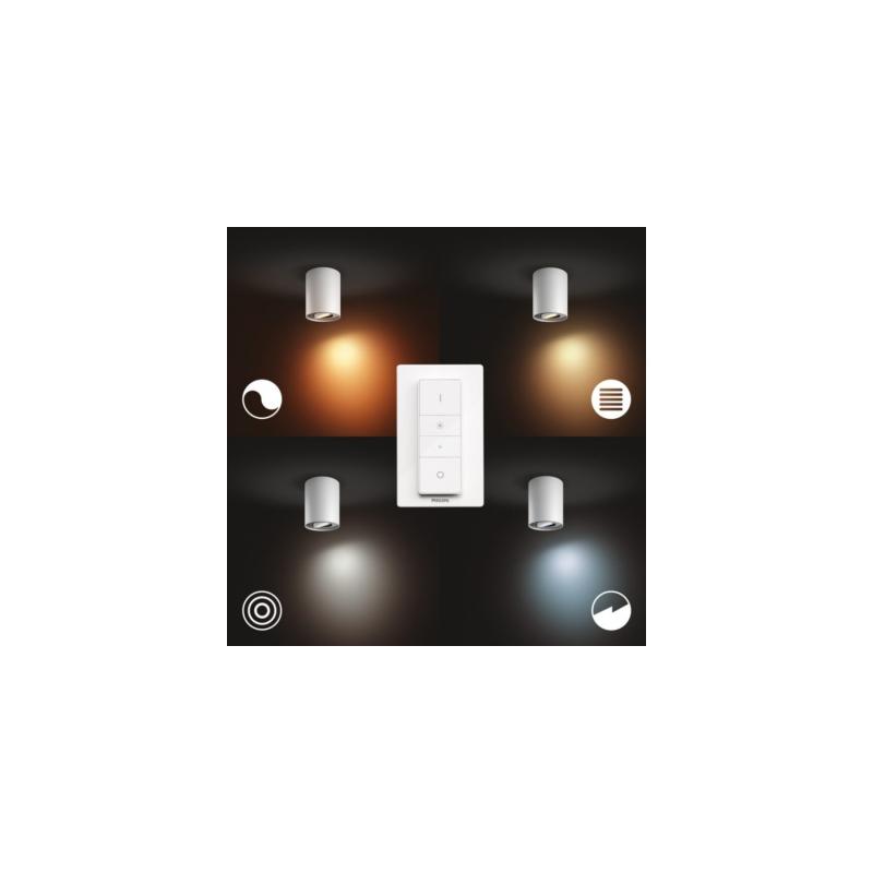 Product of PHILIPS Hue Pillar White Ambiance GU10 Ceiling Lamp 