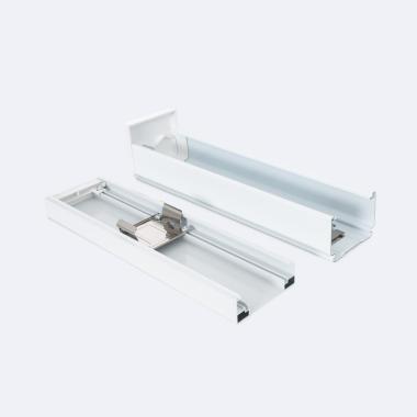 Produit de Rail Aluminium de Fin avec Embellisseur pour Barre Linéaire LED 25cm Trunking Easy Line LEDNIX