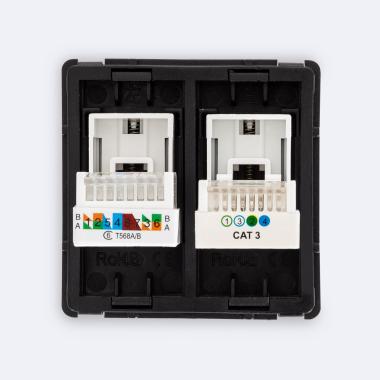 Produkt od Datová Zásuvka RJ45 Kat. 6 + Telefonní RJ11 Modern