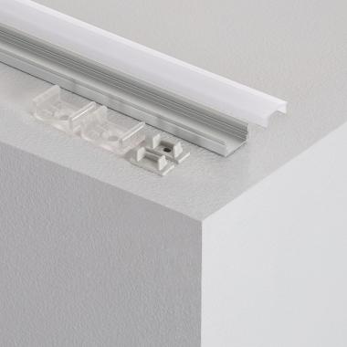 Produit de Profilé Aluminium en Saillie avec Capot Continu pour Ruban LED jusqu'à 12mm