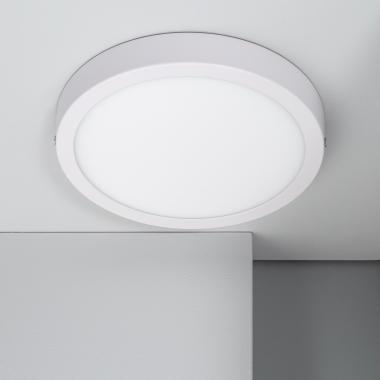 Product van Plafondlamp LED 18W Rond Aluminium Ø210 mm Slim CCT Selecteerbaar Galán Switch Dimm