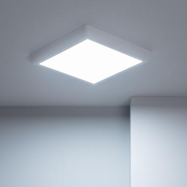 Produkt od Přisazené Stropní Čtvercové 24W LED Svítidlo 300x300 mm Kovový s Bílým Designem