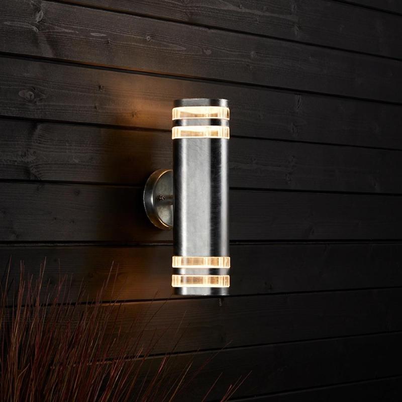 Product of Bonnie Galvanized Steel Outdoor Double Sided LED Wall Lamp 