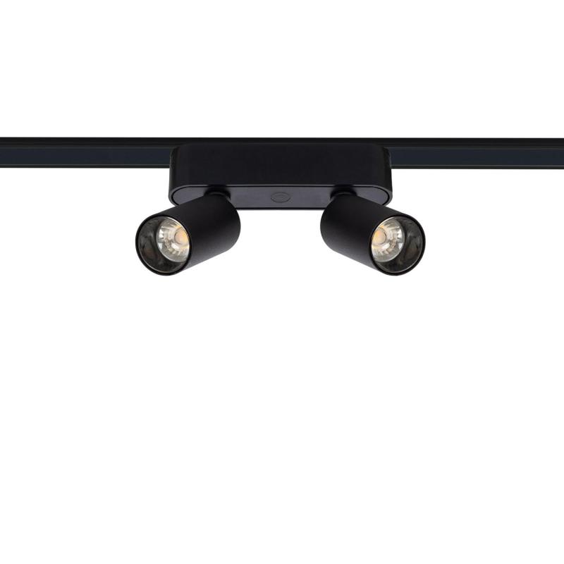 Product of 10W CRI90 UGR16 Double LED Spotlight in Black for 25mm SuperSlim 48V Magnetic Track