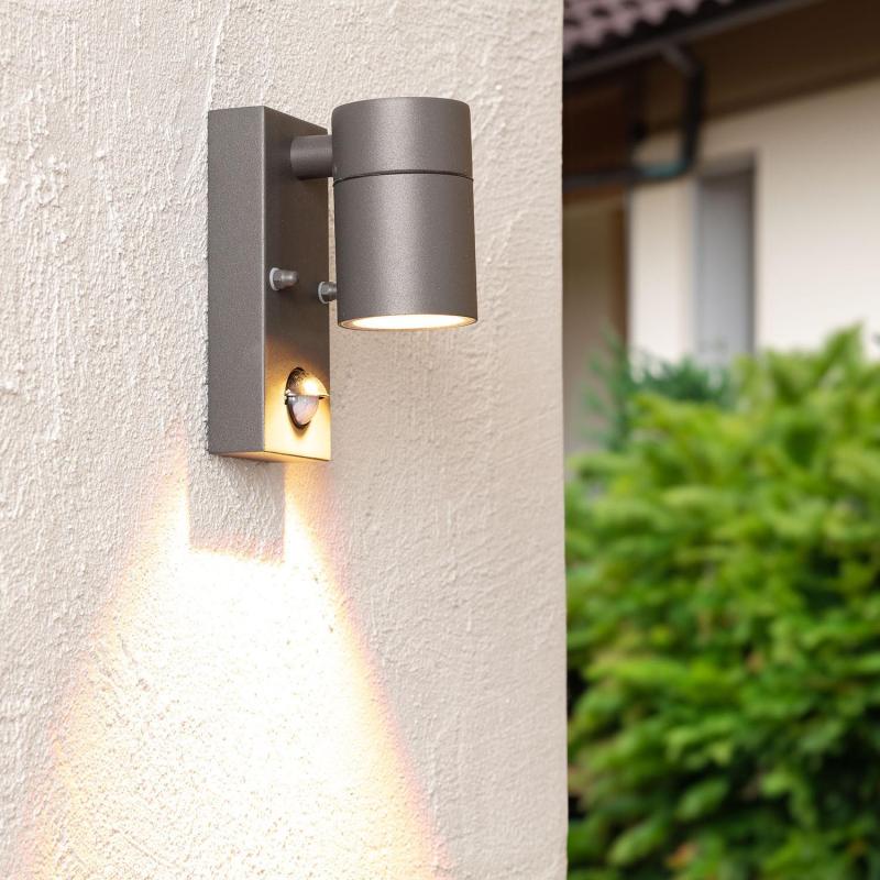 Product of Stone Outdoor Stainless Steel Wall Lamp with PIR Sensor 