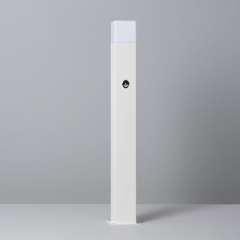 Product of Augusta Bollard Light with PIR Motion Detection in White 74cm 