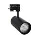 Product van Rail Spot d'Angelo Zwart LED 30W CCT LIFUD met Variabele Optiek voor Driefasige Rail