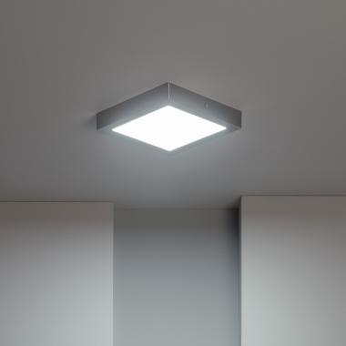 Produkt von LED-Deckenleuchte 18W Eckig Metall 225x225 mm Silber