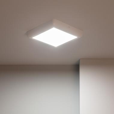 Prodotto da Plafoniera LED 18W Quadrata Metallo 225x225 mm Design Bianco