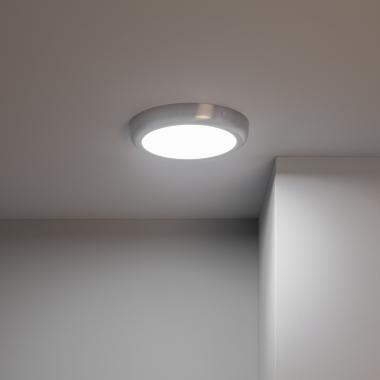 Produkt od Přisazené Stropní Kruhové 18W LED Svítidlo Ø225 mm Kovový se Stříbrným Designem