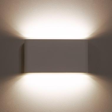 Prodotto da Applique da Parete per Esterno LED 10W Doppia Luce Rettangolare Bianco Einar