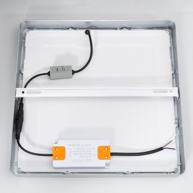 Product van Plafondlamp LED 24W Vierkant Aluminium 280x280 mm Slim CCT Selecteerbaar Galán SwitchDimm