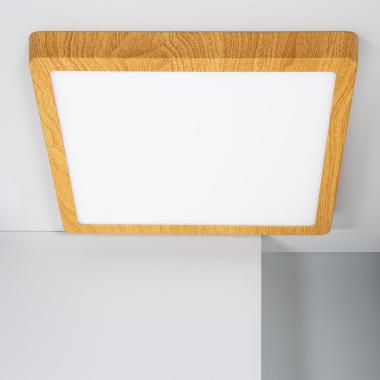 Product van Plafondlamp LED 24W Vierkant Aluminium 280x280 mm Slim CCT Selecteerbaar Galán SwitchDimm