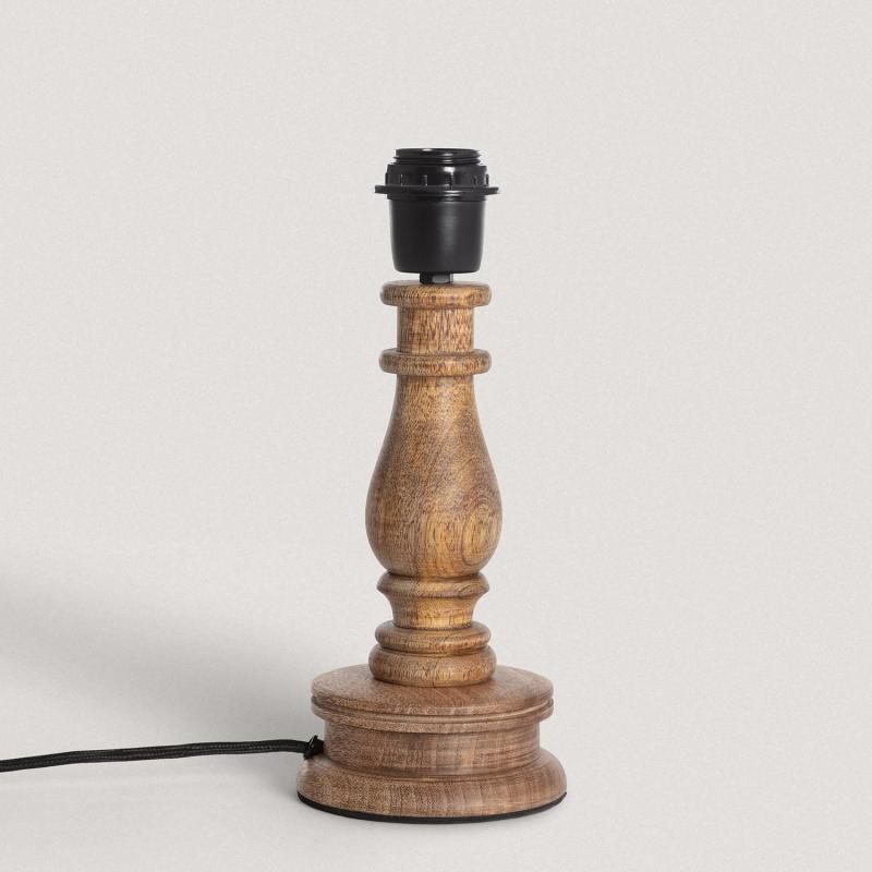 Produit de Pied de Lampe à Poser en bois Chess ILLUZIA