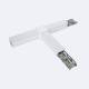 Prodotto da Connettore Tipo T per Barra Lineare LED Trunking Easy Line LEDNIX 