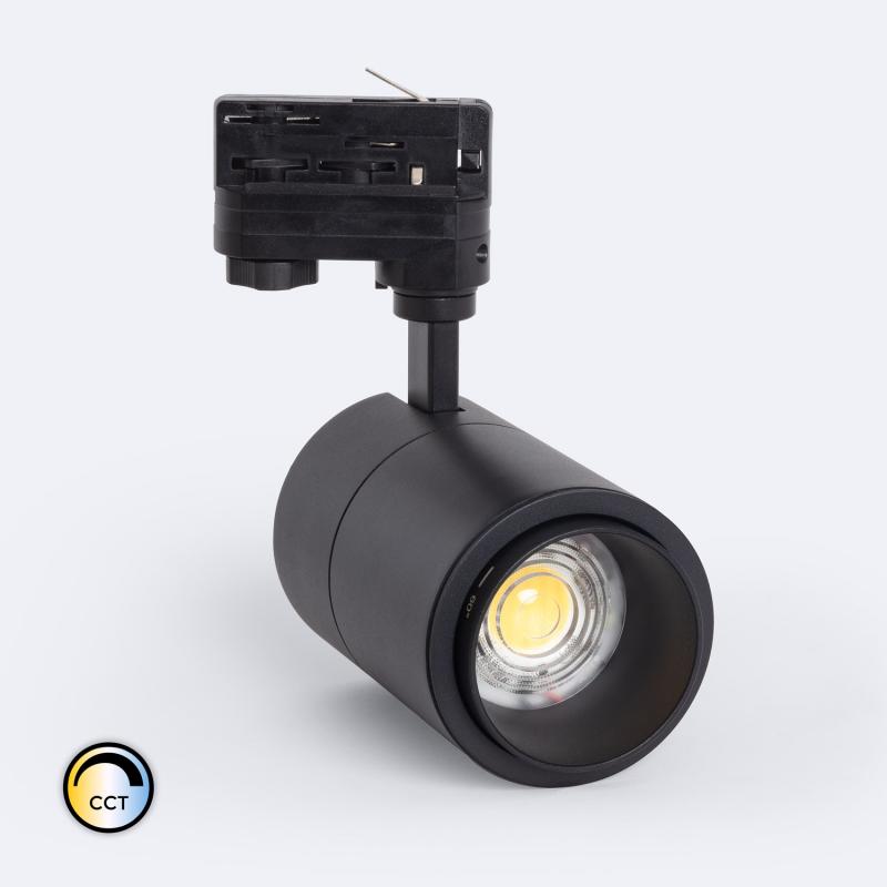 Product van Rail Spot LED Driefase 30W Dimbaar TRIAC CCT Pulyx Multihoek 15-60º