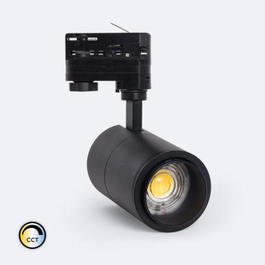 Product Rail Spot LED Driefase 20W Dimbaar TRIAC CCT Pulyx Multihoek 15-60º