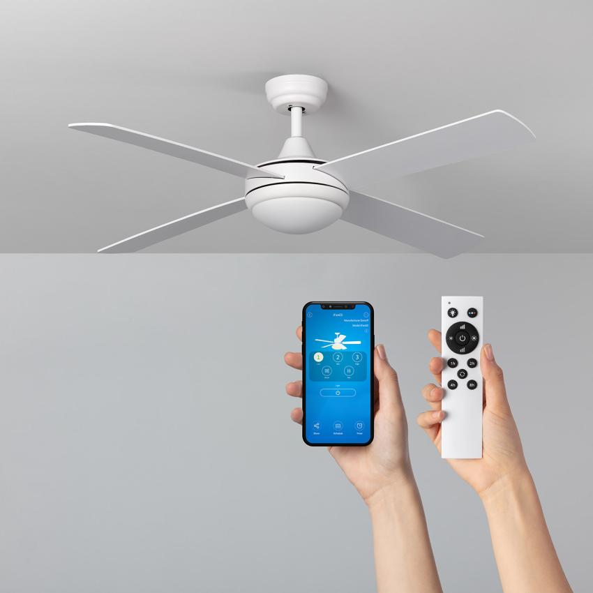 Produit de Ventilateur de plafond Silencieux Blanc Navy 132cm Moteur DC