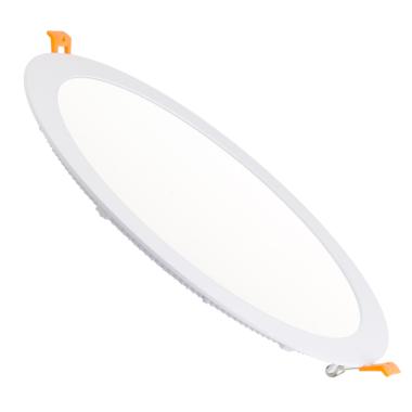 Dalle LED 24W Ronde Dimmable Slim Coupe Ø 280 mm