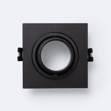 Product van Downlight Ring Vierkant Kantelbaar met Laag UGR voor LED Lamp GU10 / GU5.3 Zaagmaat Ø75 mm Suefix