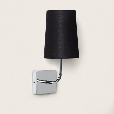 Wollen Conne Metal Wall Lamp in Silver