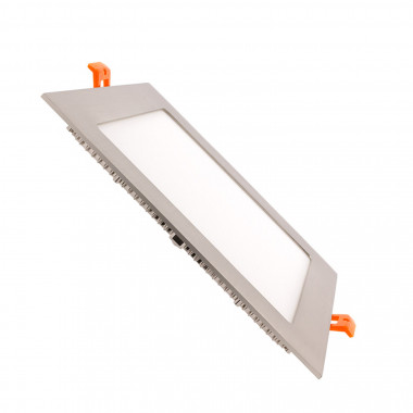 Product van Downlight LED 15W Super Slim Vierkant Zilver Zaag maat 180x180 mm
