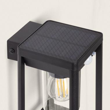 Product van Wandlamp Outdoor Solar LED 2W Aluminium met Bewegingssensor. Devah