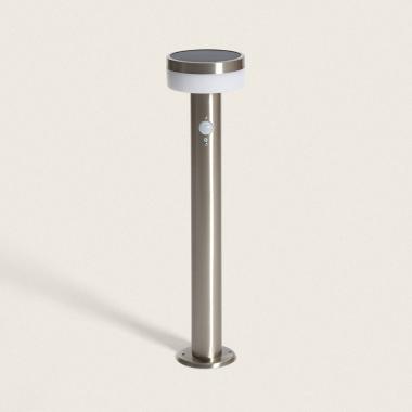 Ashier 1,5W Aluminium Outdoor Solar LED Bollard with Motion Sensor 50cm