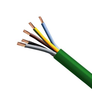 Kabel Elektryczny Wąż Bezhalogenowy 5x1,5 mm² RZ1-K (AS)