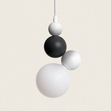 Terra Dunia Ceramic & Glass Pendant Lamp