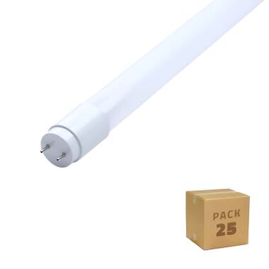 Pack 25 Tubi LED T8 G13 45 cm 7W 100lm/W Connessione Unilaterale Nano PC