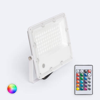 Projecteur LED 50W RGB IP65 S2 Pro avec Télécommande IR