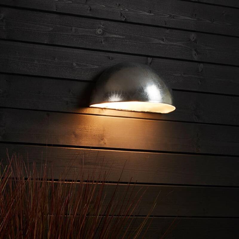 Product of Coastal Arctic Galvanised Steel Outdoor Wall Lamp 