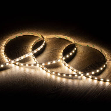 5m 12V DC LED Strip 60LED/m 10mm Wide Cut at Every 5cm IP20