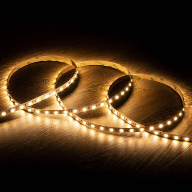 5m 12V DC LED Strip 60LED/m 10mm Wide Cut at Every 5cm IP20