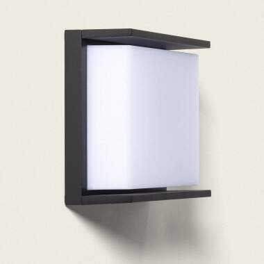 Applique da Parete per Esterni LED 18W Quadrata Nero Rimen