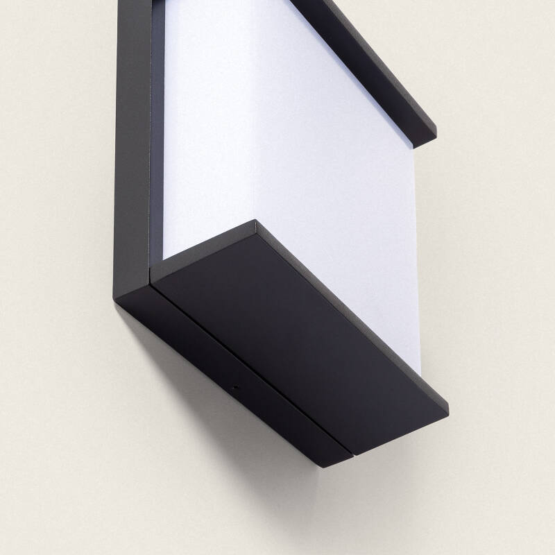 Product of Rimen 18W Square Outdoor LED Wall Lamp in Black 