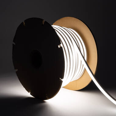 50m 220V Dimmable SFLEX8 Neon LED Strip Cut at Every 100cm IP65