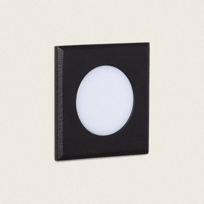Product of Welly Square 2W Outdoor Recessed LED Wall Light 