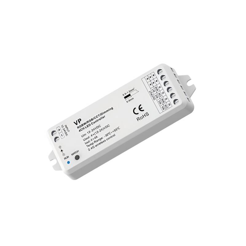 Produkt von LED Controller Dimmer 12/24V DC für LED Streifen Einfarbig/CCT/RGB/RGBW kompatibel mit RF Fernbedienung