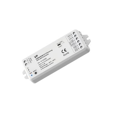 Dimming Controller compatible with RF Remote for 12/24V DC Monochrome/CCT/RGB/RGBW LED Strips