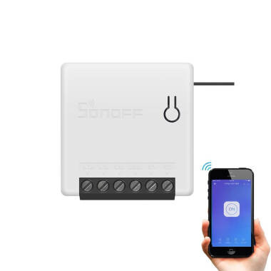 Interrupteur WiFi Compatible avec Interrupteur Conventionnel SONOFF Mini R2 10A