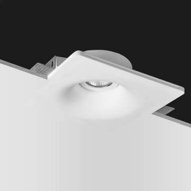 Prodotto da Portafaretto Downlight Integrazione Cartongesso per Lampadina LED GU10 / GU5.3 Foro 207x207 mm UGR17