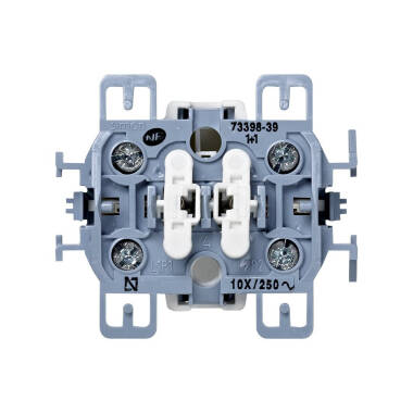 Doppelschalter Mechanismus SIMON 73 Loft 73398