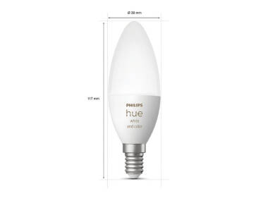 Prodotto da Lampadina LED E14 White Color 4W PHILIPS Hue